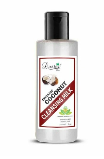 ст. цена188руб.! LUSTER Organic Whitening Coconut Cleansing Milk Очищающее молочко для лица с кокосовой водой 210мл
