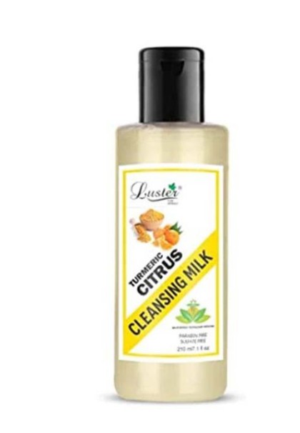 ст. цена188руб.! LUSTER Turmeric Citrus Cleansing Milk Очищающее молочко для лица с куркумой и экстрактом апельсина 210мл