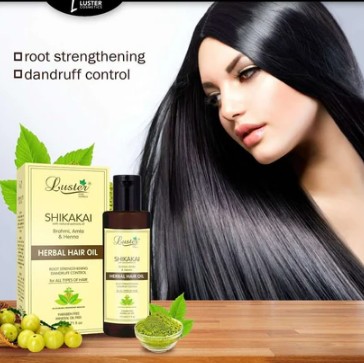 ст. цена207руб.! LUSTER Shikakai Herbal Hair Oil Масло для волос Шикакай 110мл