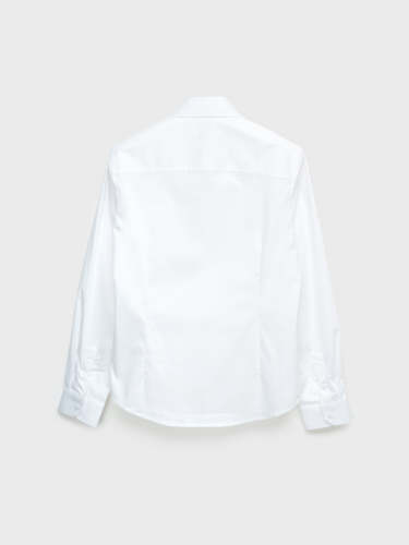 Сорочка текстильная для мальчиков (slim fit) белый 22517140