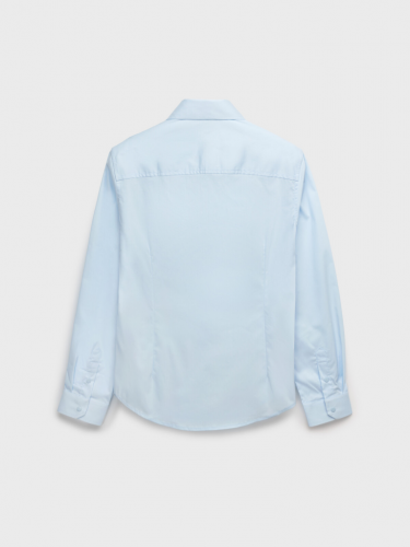 Сорочка текстильная для мальчиков (slim fit) голубой 22517141
