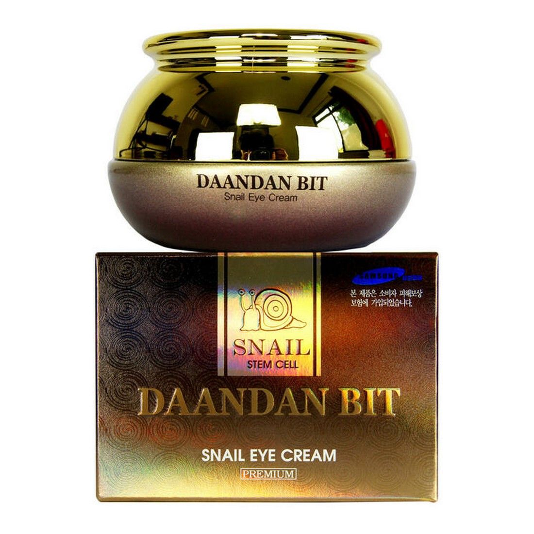 Jigott Питательный крем для век с муцином улитки / Daandan Bit Snail Eye Cream, 50 мл