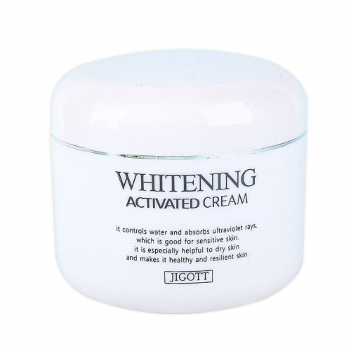 Jigott Антивозрастной крем для лица осветляющий / Whitening Activated Cream, 100 мл