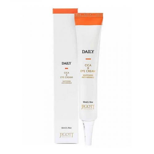 Jigott Крем для кожи век с центеллой / Daily Real Cica Eye Cream, 50 мл