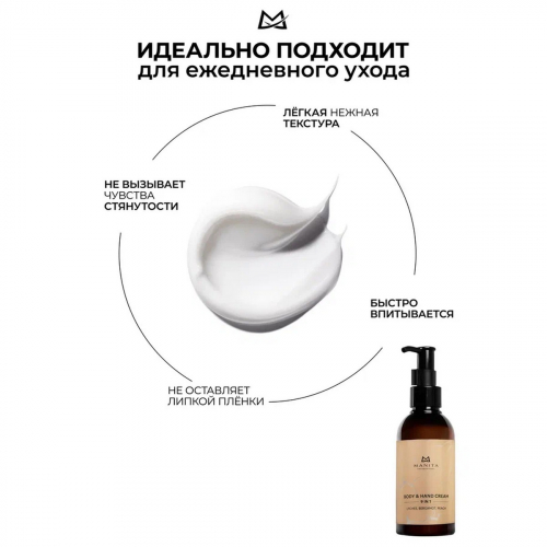 Manita Professional Парфюмированный крем для рук и тела / Lychee, Bergamot, Peach, 150 мл