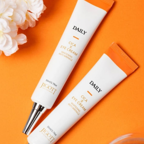 Jigott Крем для кожи век с центеллой / Daily Real Cica Eye Cream, 50 мл