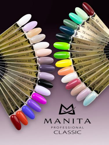 Manita Professional Гель-лак для ногтей / Classic №068, Cherry, 10 мл