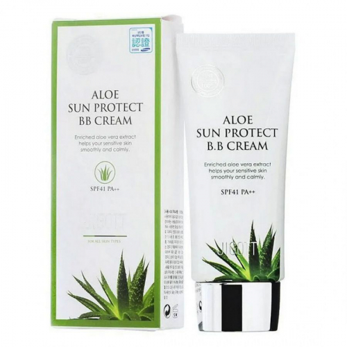Jigott ВВ-крем с экстрактом алоэ / Aloe Sun Protect BB Cream SPF41 PA++, 50 мл