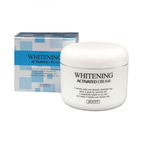 Jigott Антивозрастной крем для лица осветляющий / Whitening Activated Cream, 100 мл