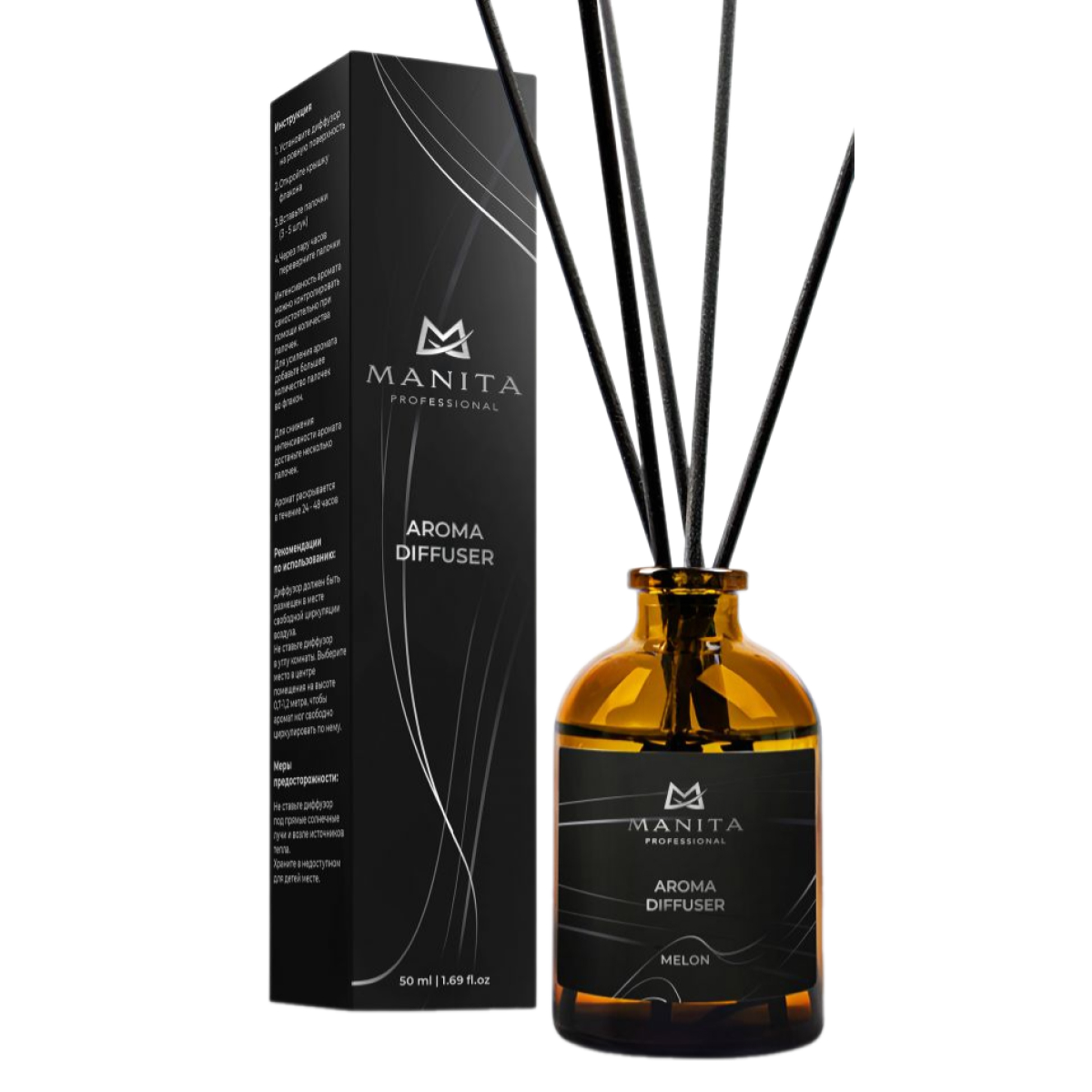 Manita Professional Ароматический диффузор / Aroma Diffuser Melon, 50 мл