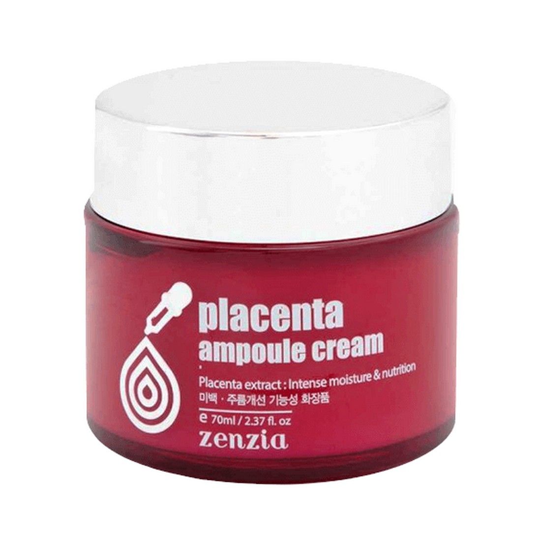 Jigott Крем для лица омолаживающий с экстрактом плаценты / Zenzia Placenta Ampoule Cream, 70 мл