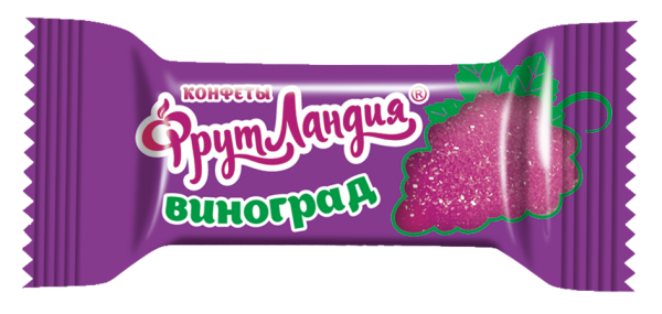 Конфеты неглазированные «Фрутландия» со вкуcом винограда