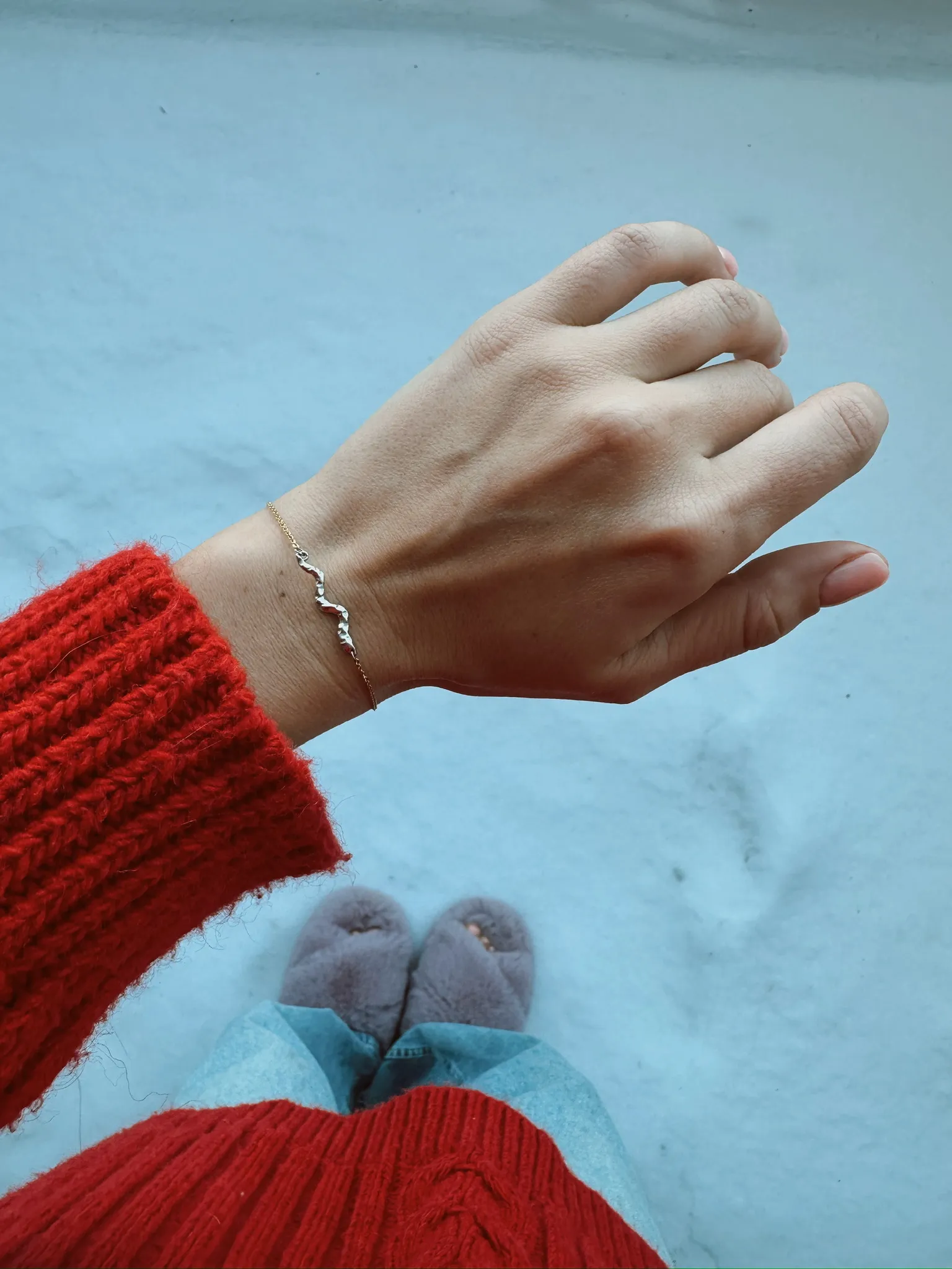 Серебряный браслет «Змеиная натура» gold