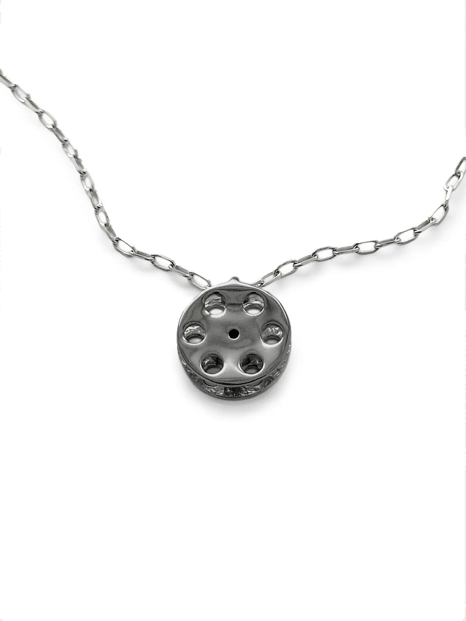Серебряная подвеска «Кинолента» black