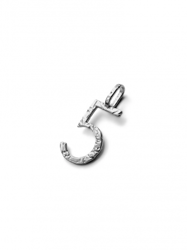 Серебряная подвеска «Я считаю» 5