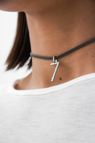 Серебряная подвеска «Я считаю» 7