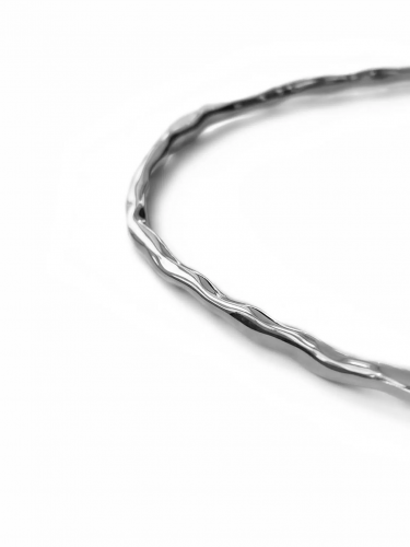 Серебряное каркасное колье «Слияние»
