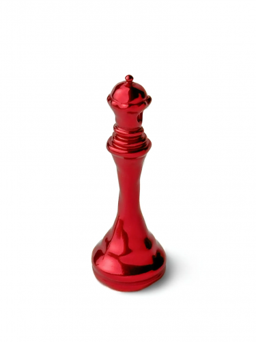 Серебряная подвеска «Твой ход» dark red