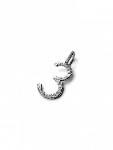 Серебряная подвеска «Я считаю» 3