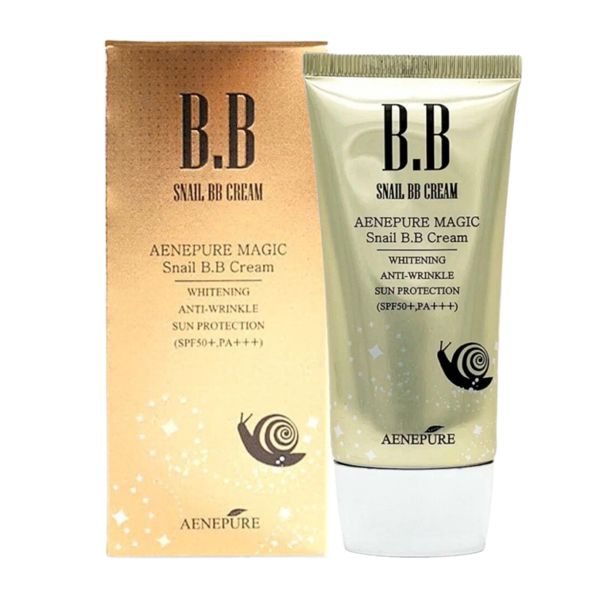 Ekel BB крем с улиточным муцином Aenepure Magic SPF50 PA+++, 50 мл