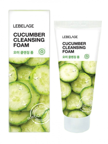Lebelage Пенка для умывания с экстрактом огурца / Cucumber Cleansing Foam, 100 мл