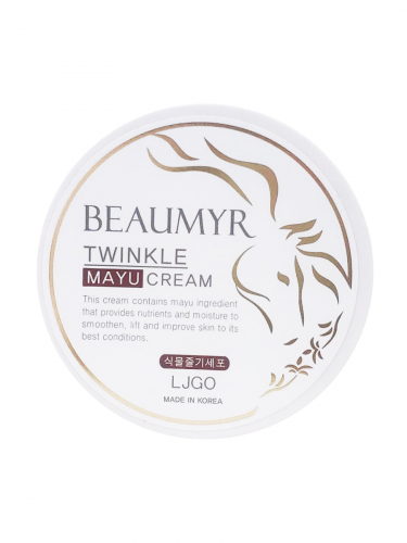 BEAUMYR Питательный крем для лица с экстрактом лошадиного жира / Twinkle Mayu Cream, 100 г