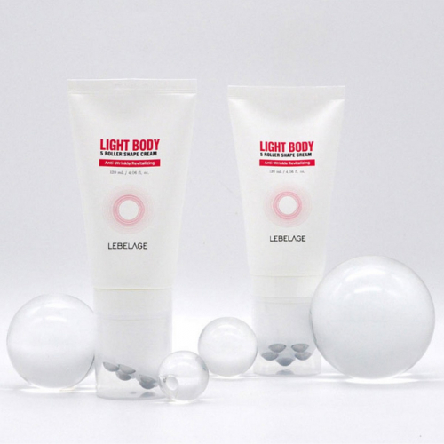 Lebelage Крем для тела массажный с 5 роликовыми шариками / Light Body 5 Roller Shape Cream, 120 мл