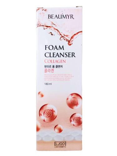 BEAUMYR Пенка для умывания с коллагеном / Collagen Foam Cleansing, 180 мл