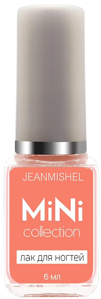 JEANMISHEL Лак д/н МИНИ 6мл set №252 Розовый с персик.отливом (*24)