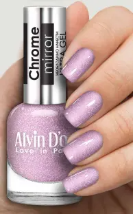 Alvin D`or (ADN-63) Лак д/н Chrome mirror тон 6303 св.сирень (12)