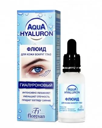 Ф-399/ AQUA HYALURON Флюид гиалуроновый для кожи вокруг глаз.(30мл).12