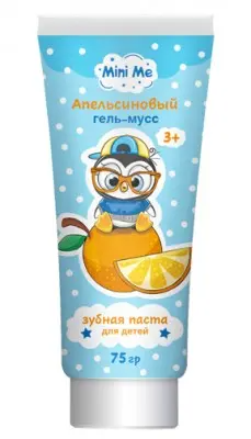 Family Cosmetics /FMM-803/ Mini Me Зубная паста Детская Апельсиновый гель-мусс (75г).30