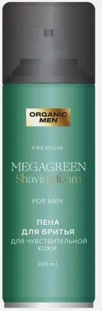 Organic Men Пена для бритья д/чувствит.кожи