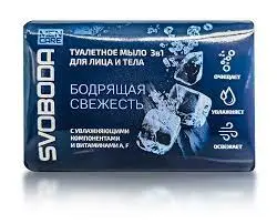 СВОБОДА SVOBODA MEN CARE Мыло туалетное 3 в1 (90г) для лица и тела.(36) /арт-1351537/