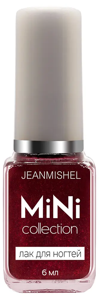 JEANMISHEL Лак д/н МИНИ 6мл set №152 Темно-бордовый с перлам.(*24)