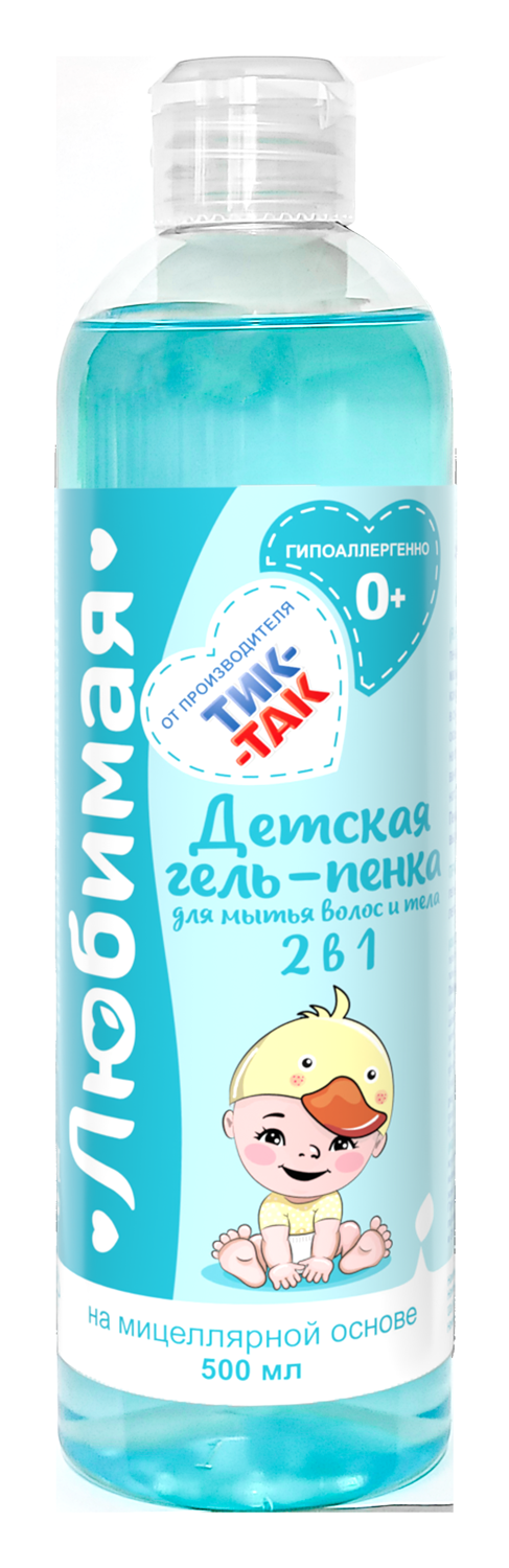 СВОБОДА ТИК-ТАК Гель-пенка для волос и тела 2в1