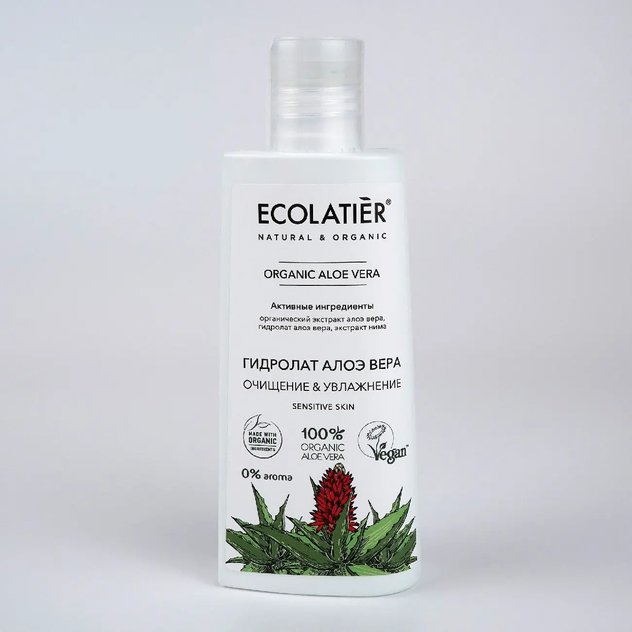 ECL ORGANIC ALOE VERA Гидролат для лица, 150мл. 10 / 863514