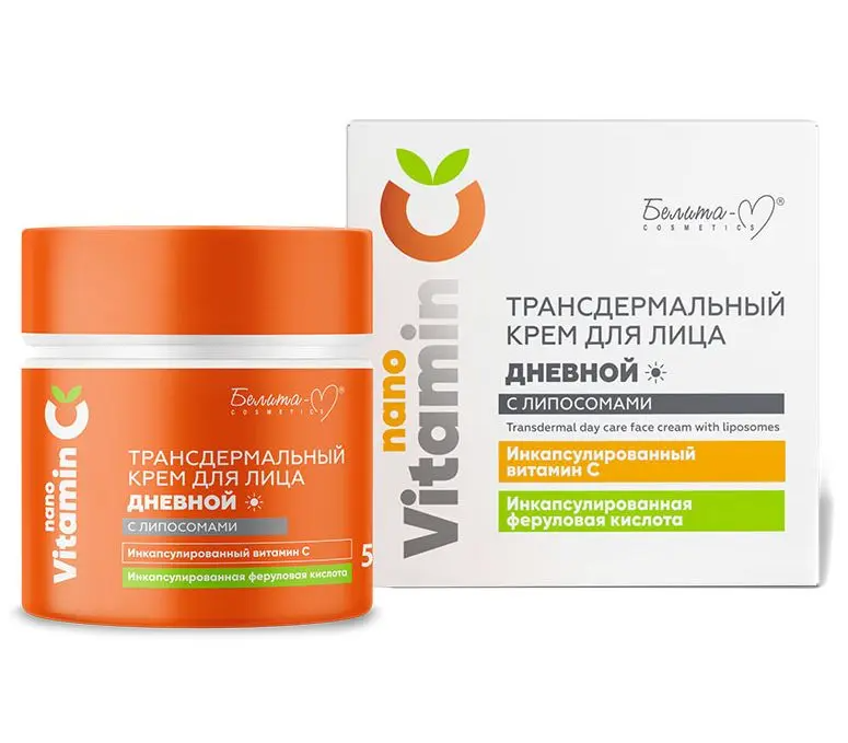 Белита-М NanoVitamin C Трансдермальный крем для лица дневной (50г)