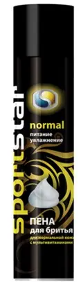 Sport Star Пена д/бритья Normal с МультиВитамин. (200мл). 12
