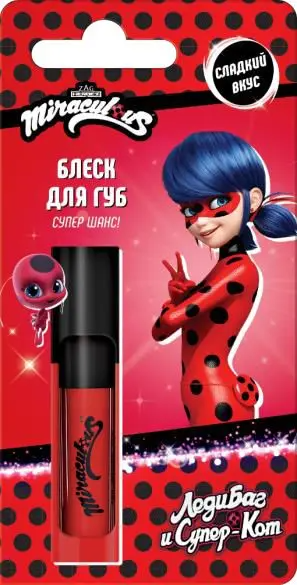 Miraculous Леди Баг и Супер Кот Блеск для губ