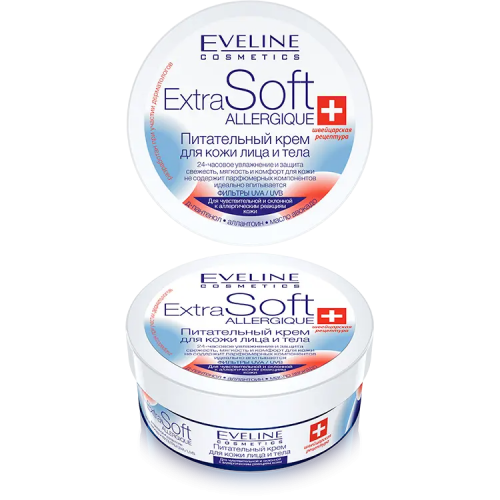 Eveline Extra Soft крем д/лица и тела Питательн. д/чувств. кожи 