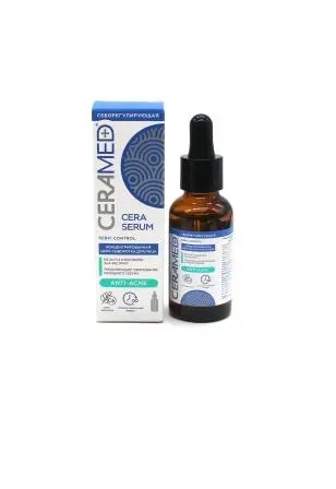 Акция -20% !!! Церамед Цера-сыворотка д/лица Себорегулирующая, ниацинамид и цинк (30мл).6 /92312