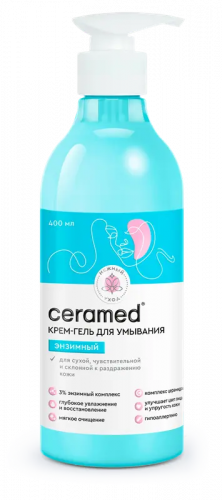 Акция -20% !!! Церамед Крем-гель для умывания энзимный (400 мл).6 /арт-99069/