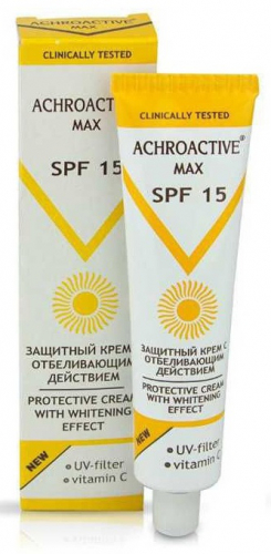 ACHROACTIVE Max Крем защитный с отбелив.действием SPF-15 (45мл).100