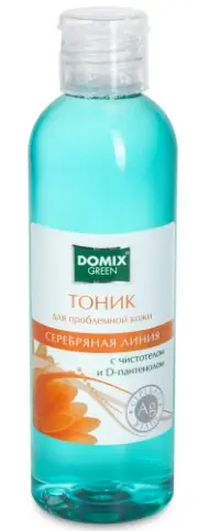 ДОМИКС Green Тоник д/проблемн.кожи с Чистотел.D-пантен. и НаноСеребр.(Дозат.-200мл).102393, 12