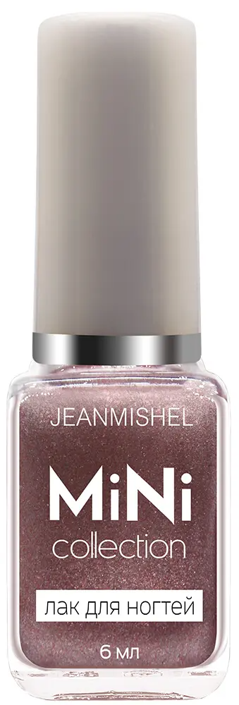 JEANMISHEL Лак д/н МИНИ 6мл set №195 Серо-сиреневый перлам.(*24)