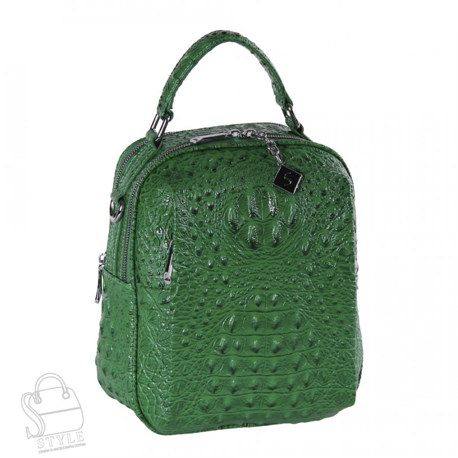 Рюкзак женский 69123-1 green Velina Fabbiano-Safenta/50