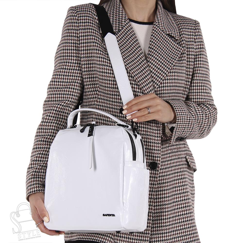 Рюкзак женский 9223L white Velina Fabbiano-Safenta/30