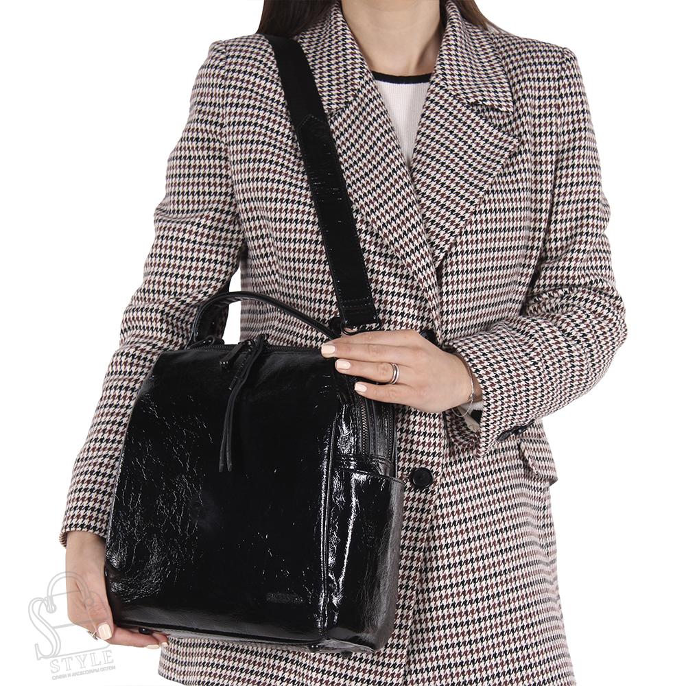 Рюкзак женский 9223L black Velina Fabbiano-Safenta/30