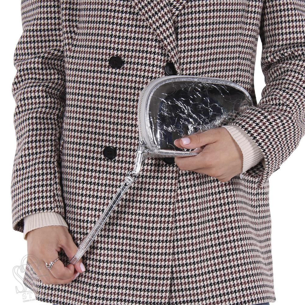 Косметичка 7100-7 metal silver Velina Fabbiano-Safenta
